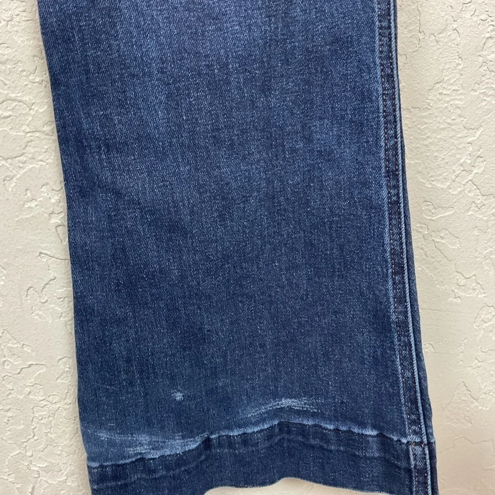 Rock and Roll High Rise Trouser Dark Denim Jean Size 30/36 - Picture 10 of 13